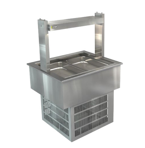 Cossiga LSRF2 2 x 1/1 GN Drop In Refrigerated Cold Well