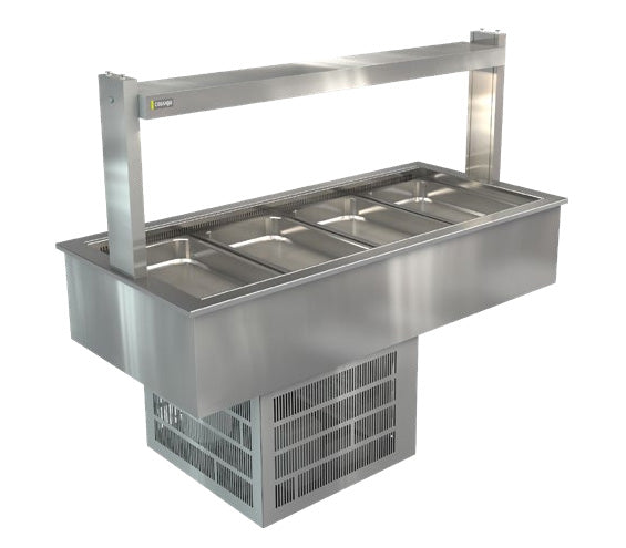 Cossiga LSRF4 4 x 1/1 GN Chilled Ice Well