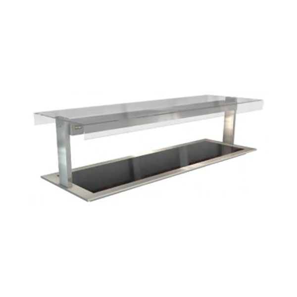 Cossiga LSCM6-FT 6 x 1/1GN Ceramic Heated Glass Buffet Display